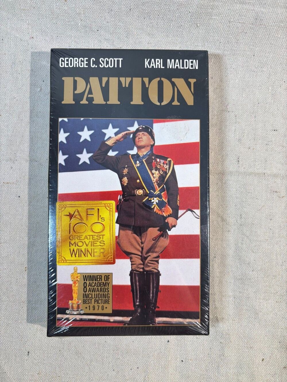 NEW Patton VHS 1970 War Drama George C. Scott Best Picture 20th Century Fox